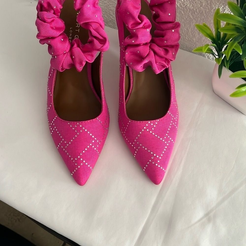 KURT GEIGER LONDON Women's Pink Stiletto Heels - Picture 13 of 14